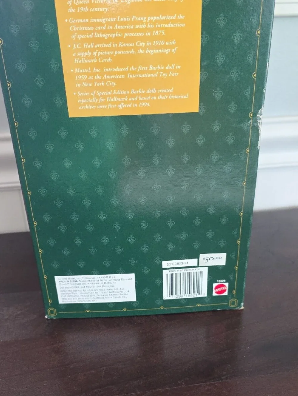 Special Edition Yuletide Romance Barbie. New Never Opened